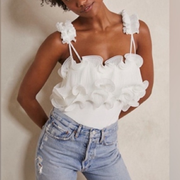 Free People Intimately For The Frill Of It Bodysuit white 4454 - Picture 6 of 15